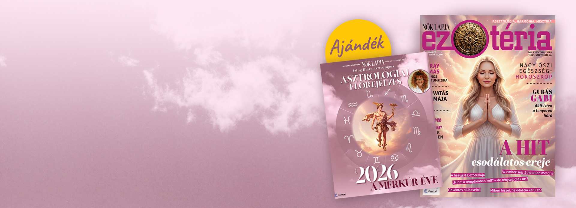 NŐK LAPJA EZOTÉRIA előfizetési ajánlat