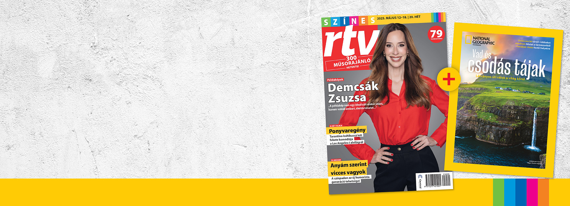 SZÍNES RTV  FÉLÉVES ELŐFIZETÉS