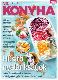Nők Lapja Konyha magazin borítója
