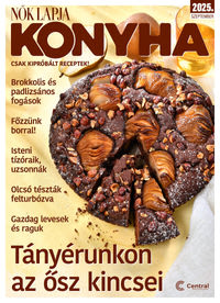 Nők Lapja Konyha magazin borítója