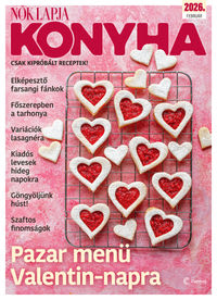 Nők Lapja Konyha előfizetés 12 lapszám magazin borítója