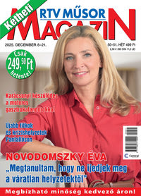 Kétheti RTV Műsormagazin előfizetés 12 hónap magazin borítója