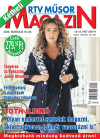 Kétheti RTV Műsormagazin előfizetés 12 hónap magazin borítója