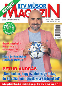 Kétheti RTV Műsormagazin magazin borítója