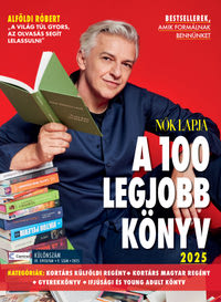 A 100 Legjobb könyv 2025 Bookazine magazin borítója