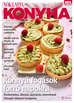 Nők Lapja Konyha előfizetés 12 lapszám magazin borítója