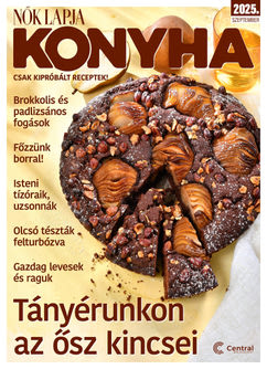 Nők Lapja Konyha előfizetés 12 lapszám magazin borítója