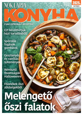 Nők Lapja Konyha magazin borítója