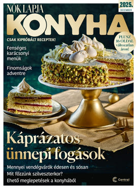 Nők Lapja Konyha magazin borítója