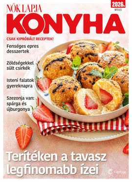 Nők Lapja Konyha magazin borítója
