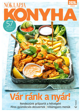 Nők Lapja Konyha magazin borítója