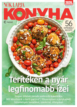 Nők Lapja Konyha magazin borítója