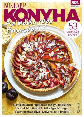 Nők Lapja Konyha magazin borítója